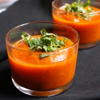 Carrot Mint Gazpacho (Vegan)